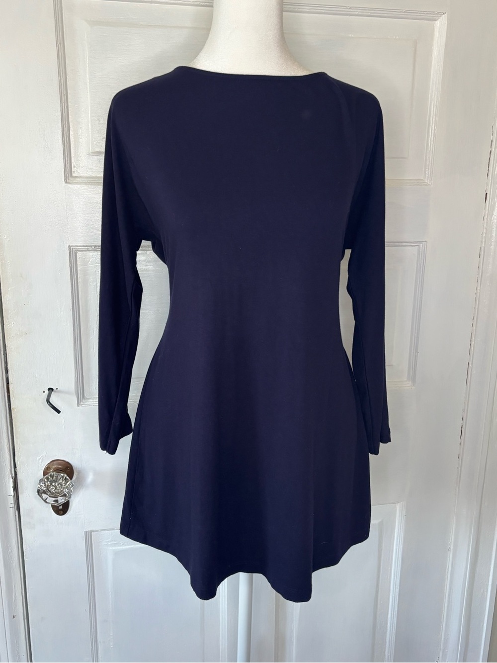 Isabella Oliver Navy Long-Sleeve Maternity Tunic